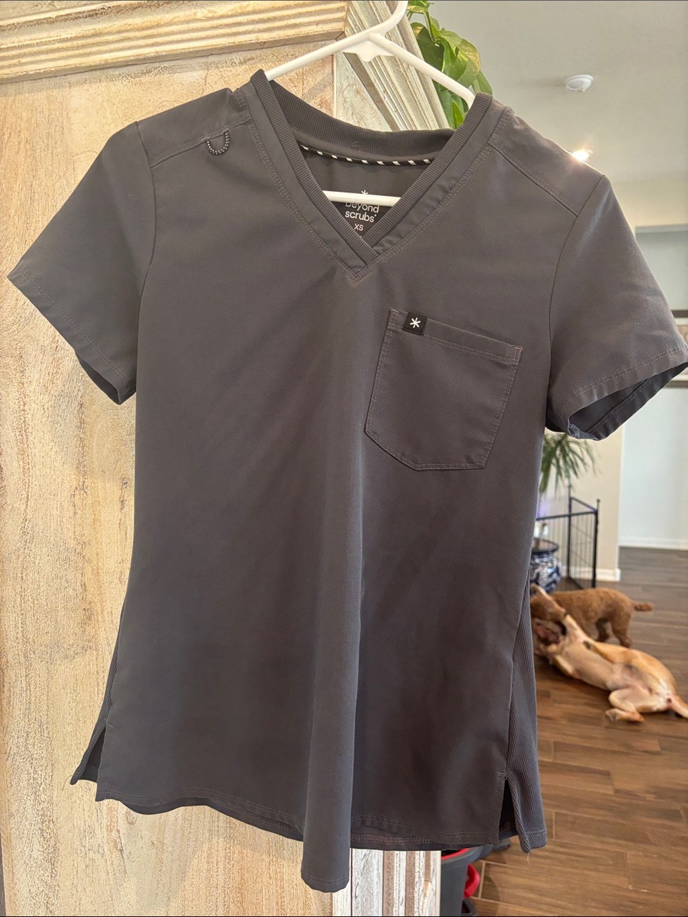 Women's SCRUB SET in Charcoal